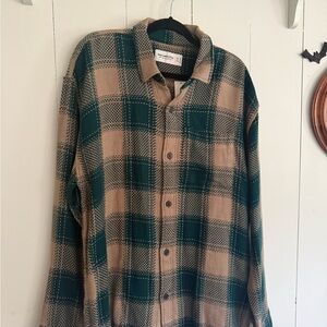 Abercrombie SoftAF Plaid Flannel Shirt (Shacket style!)